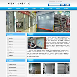 藍色通用咨詢類企業(yè)網(wǎng)站風(fēng)格